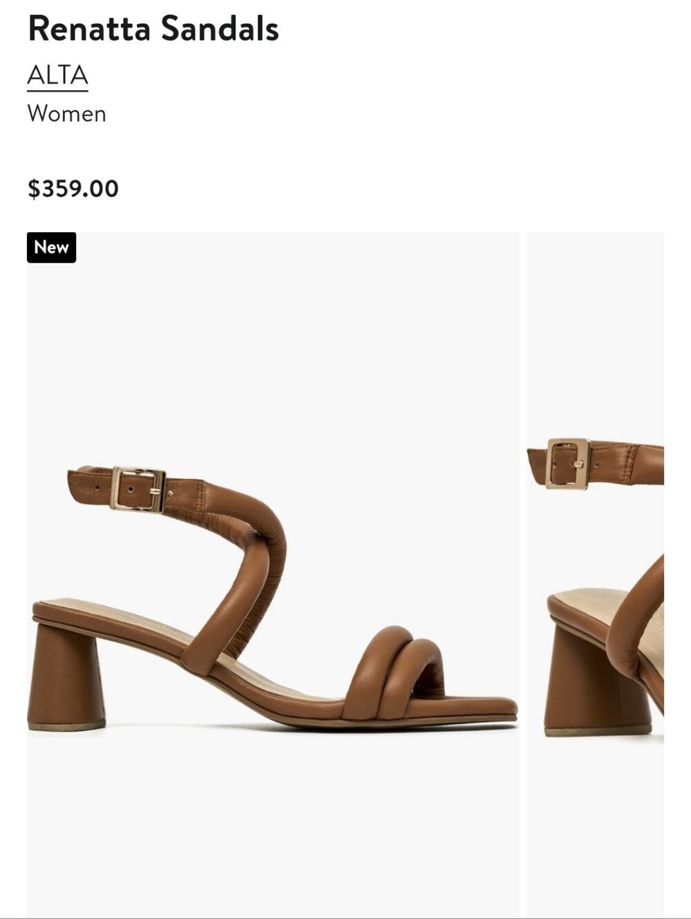 Alta Renatta Brown Sandals Size 36